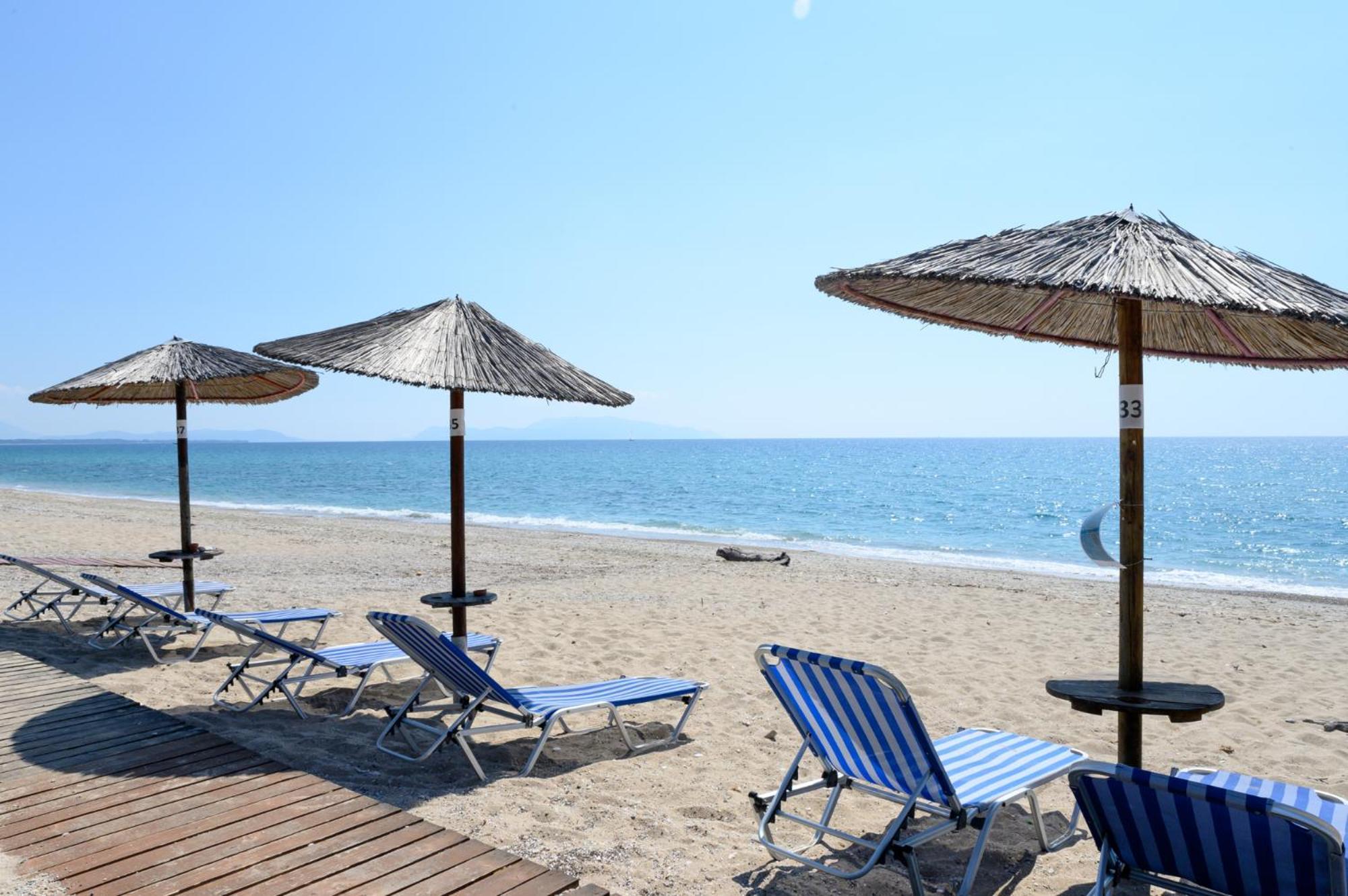 Poseidon Beach Hotel Kastrosikia Luaran gambar